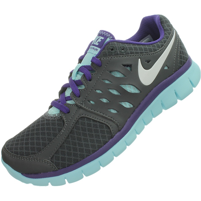 Nike WMNS FLEX 2013 RUN MSL Damen Jogging Laufschuhe Sneaker blau grau NEU OVP
