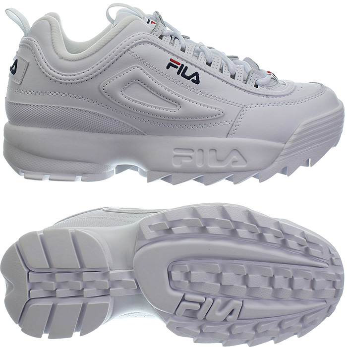 Fila Disrupter Low weiß Damen Low-Top Kult-Schuhe Lifestyle Sneakers NEU