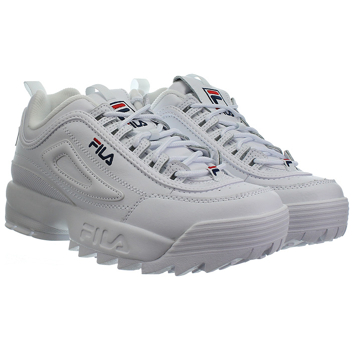 Fila Disrupter Low weiß Damen Low-Top Kult-Schuhe Lifestyle Sneakers NEU