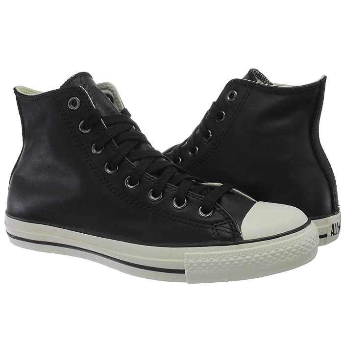 Converse All Star Hi LEA iconic chucks hi-top sneakers leather NEW | eBay