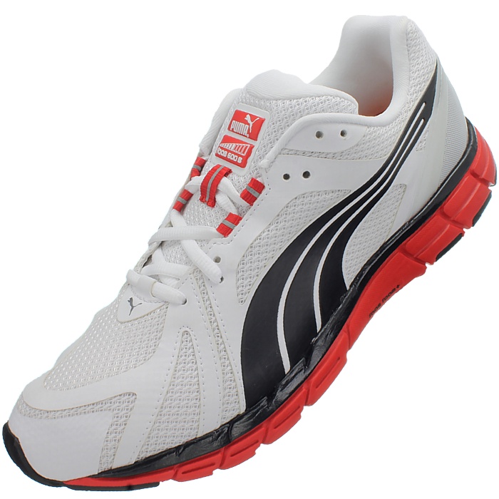 Puma Faas 600 S white/black/red Men's Shoes 8 mm heeltotoe drop NEW