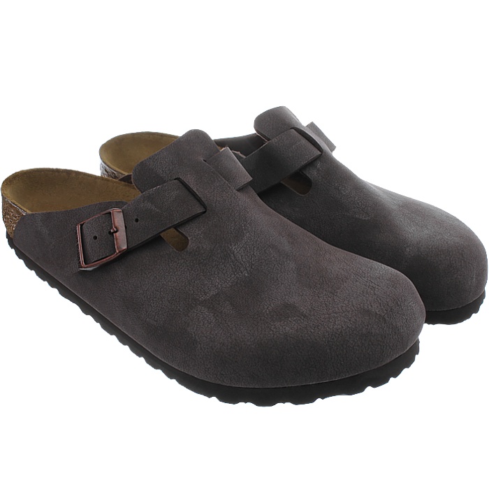 suede clogs flat