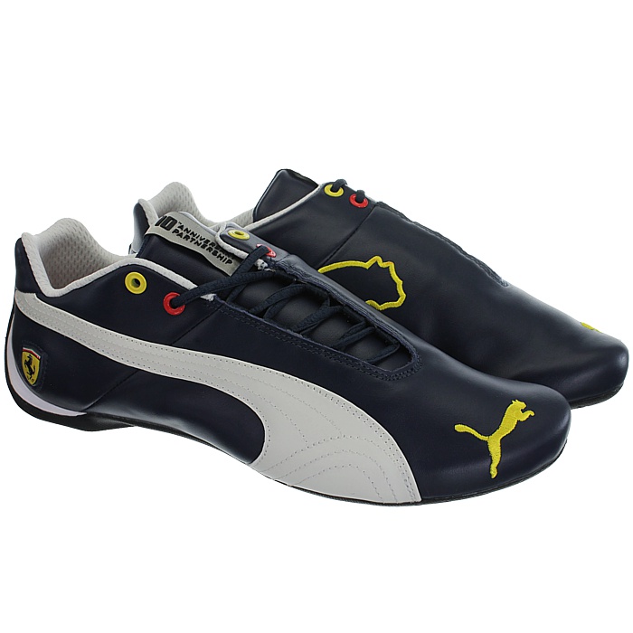 Puma Future Cat SF 10 Scuderia Ferrari white blue Men's Fashion ...