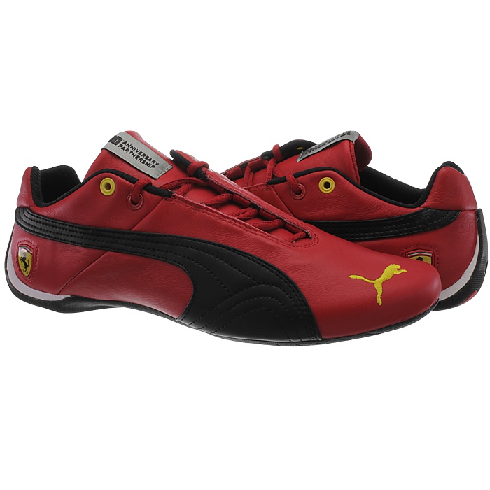 Puma Future Cat sf10 Scuderia Ferrari Black/Red Mens Fashion Sneakers ...