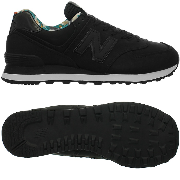 New Balance ML574 Men's Leather Shoes Sneakers Trainer blue black grey Classic | eBay