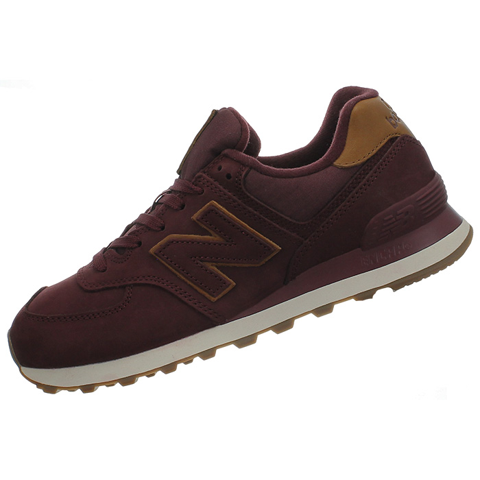 New Balance 574 Rott ne Herren Low Top Sneaker Freizeitschuhe