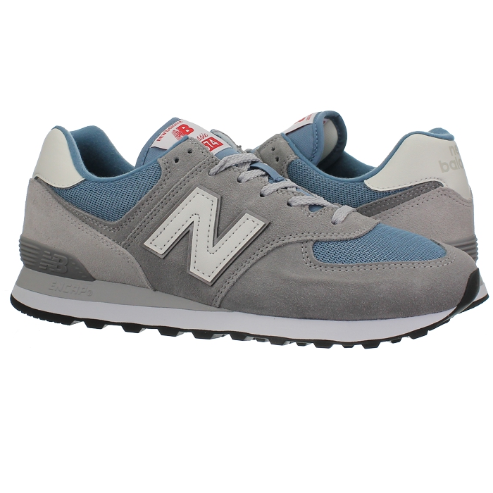 New Balance 574 Classic Grautone Herren Wildleder Low Top Sneakers NEU eBay