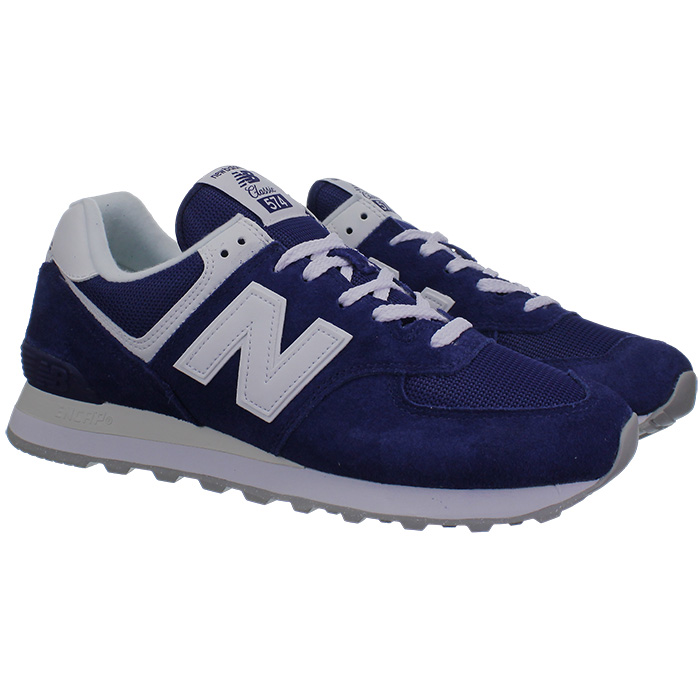 New Balance 574 Classic blau Herren Low-Top Wildleder Sneaker Freizeitschuhe NEU