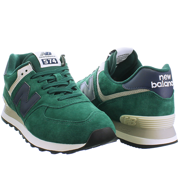 New Balance 574 grün blau grau Herren Jungen Wildleder Low-Top Sneakers NEU