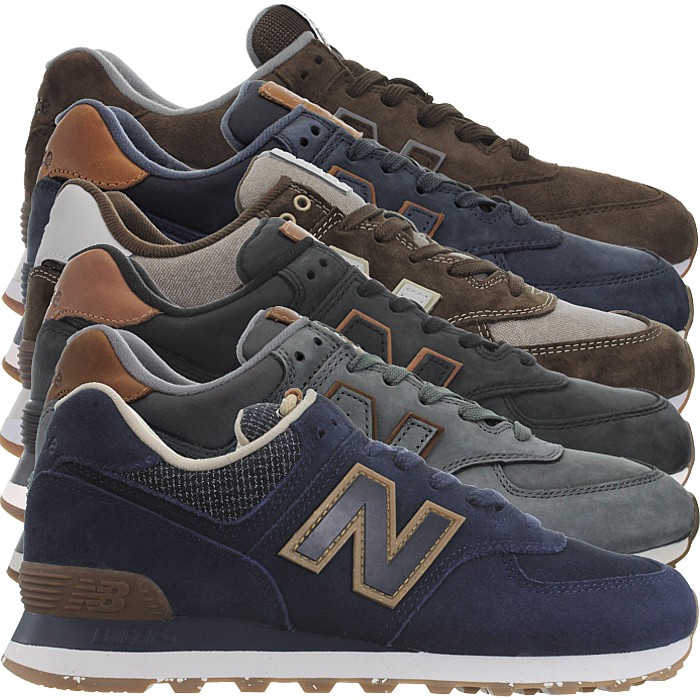 new balance 574 blau braun