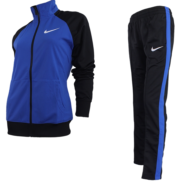 orange and black nike jogging suit