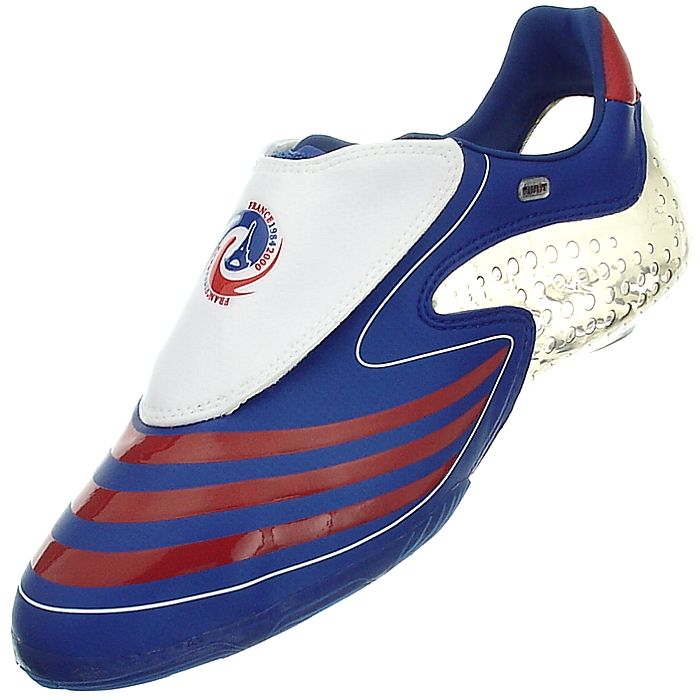 red adidas laceless boots