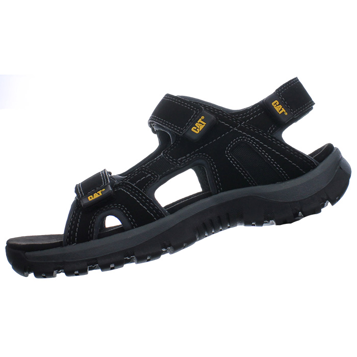 Caterpillar Giles brown black men s outdoor sandals trekking sandals Leather NEW