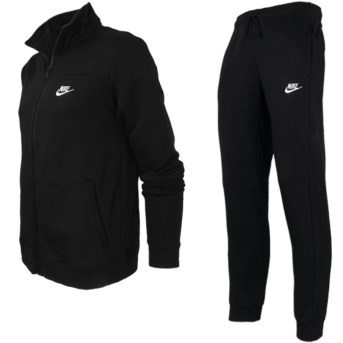 Nike Sportswear Fleece men tracksuit dark red gray sports suit jogging ...
