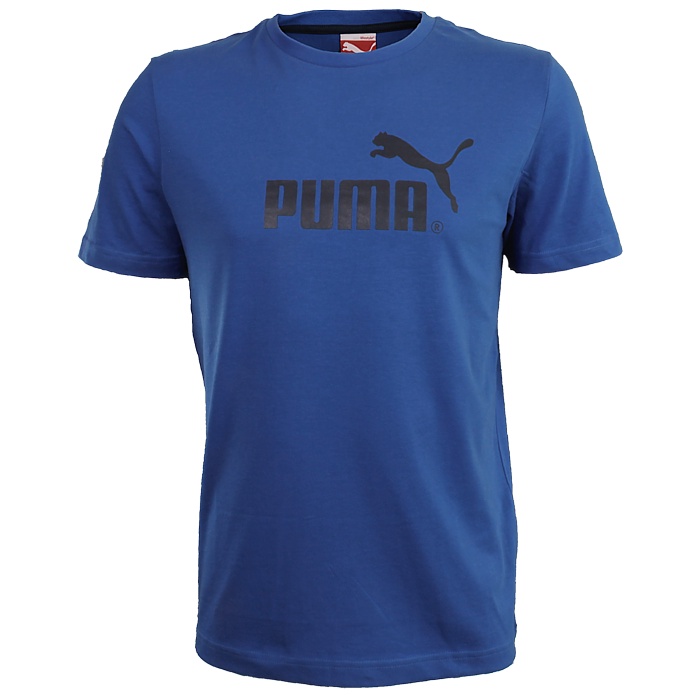 Puma Large No. 1 men's T-Shirt basic with logo 8 colors casual shirt ...