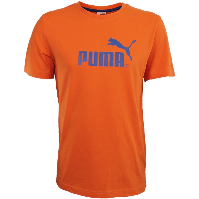 Puma Large No. 1 men's T-Shirt basic with logo 8 colors casual shirt ...