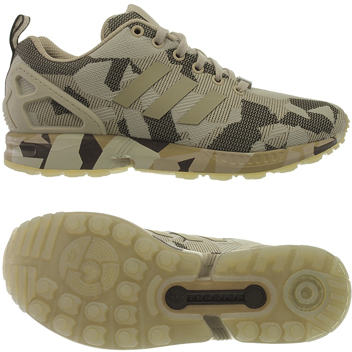 ADIDAS ZX FLUX uomo scarpe da ginnastica blu/nero/marrone Scarpe da corsa per il Tempo Libero Scarpe Nuovo