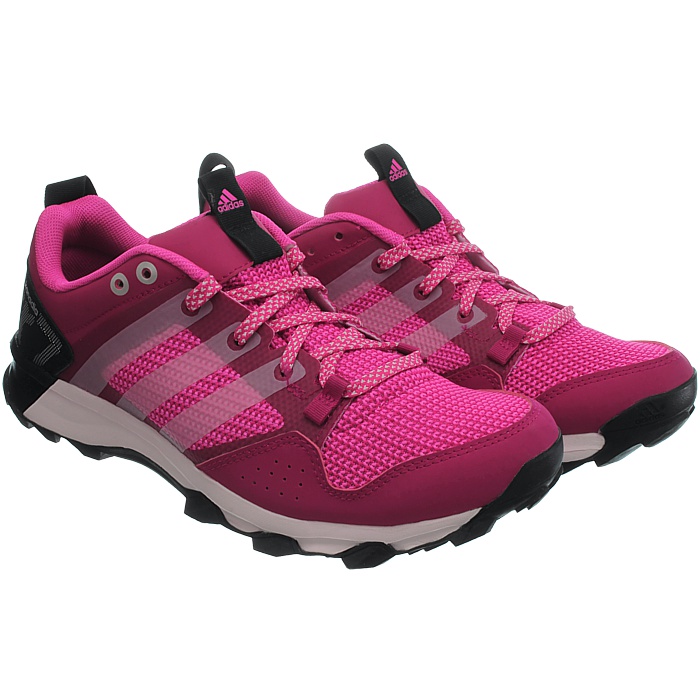 Adidas Kanadia 7 TR Damen Laufschuhe dunkelgrau pink ...