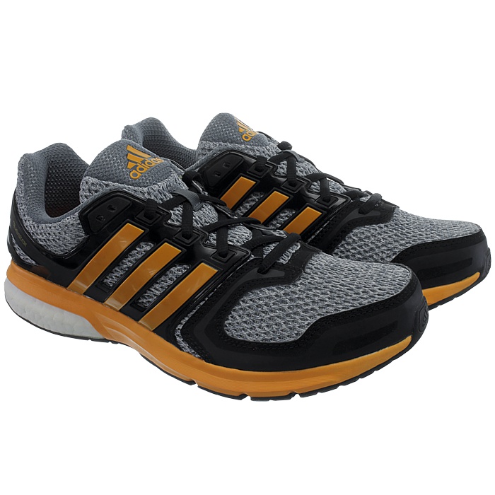 Adidas Questar Boost men's running shoes grey red black jogging fitness NEW | eBay
