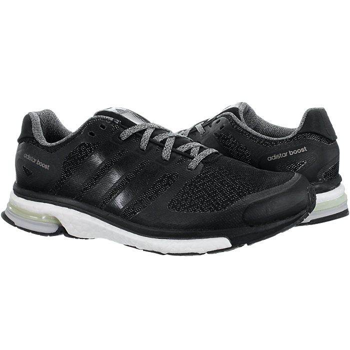 Adidas Adistar Boost M Glow schwarz weiß Herren Laufschuhe Running NEU