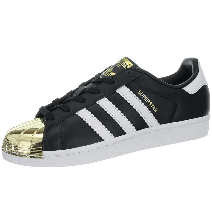 ADIDAS Superstar Metal Toe W Nero, Bianco, Oro WOMEN'S Low-Top Scarpe Da Ginnastica in Pelle | eBay