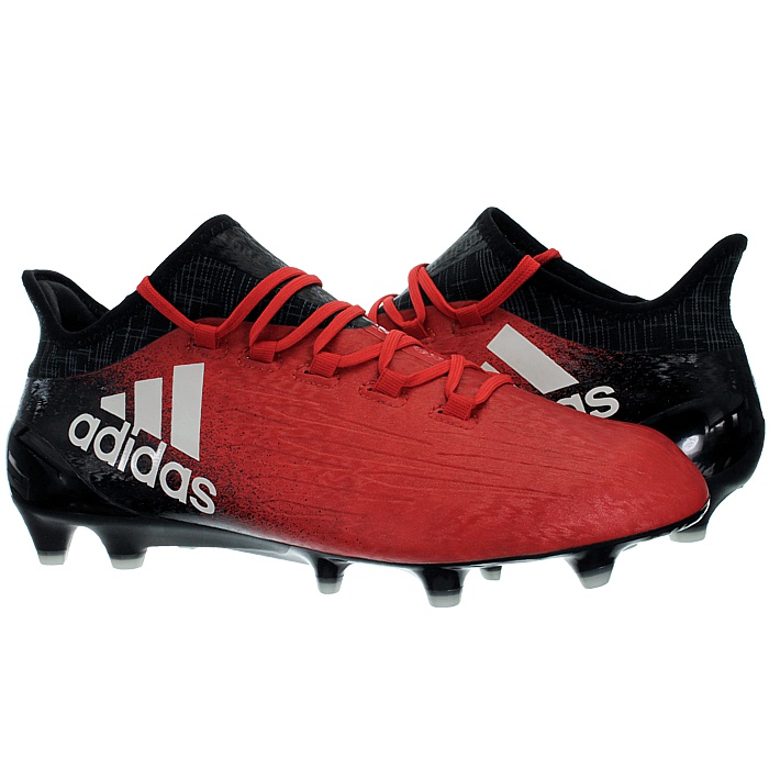 blue and red soccer cleats