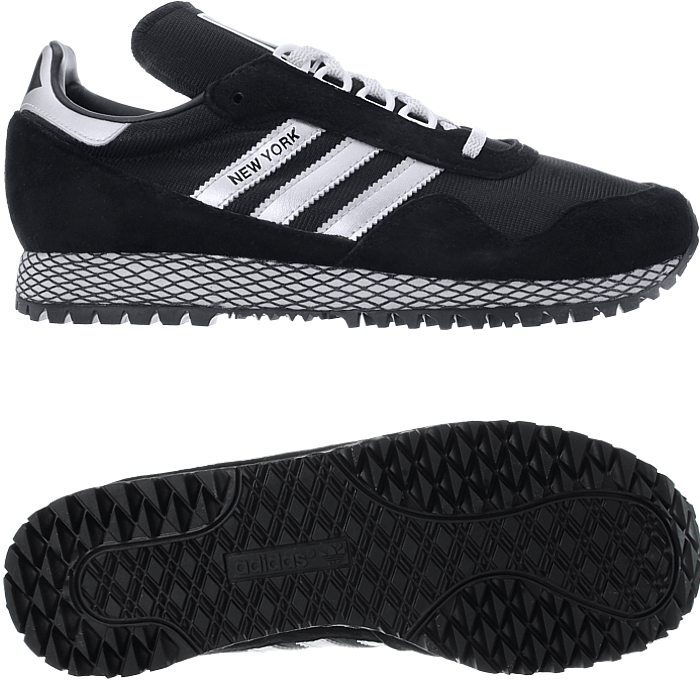 Adidas New York schwarz silber Herren Retro Wildleder Low adidas New York 66$ | BY9339 |