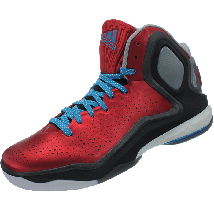 Adidas D Rose 5 Boost Rot Blau Schwarz Jungen Basketballschuhe B Grade NEU