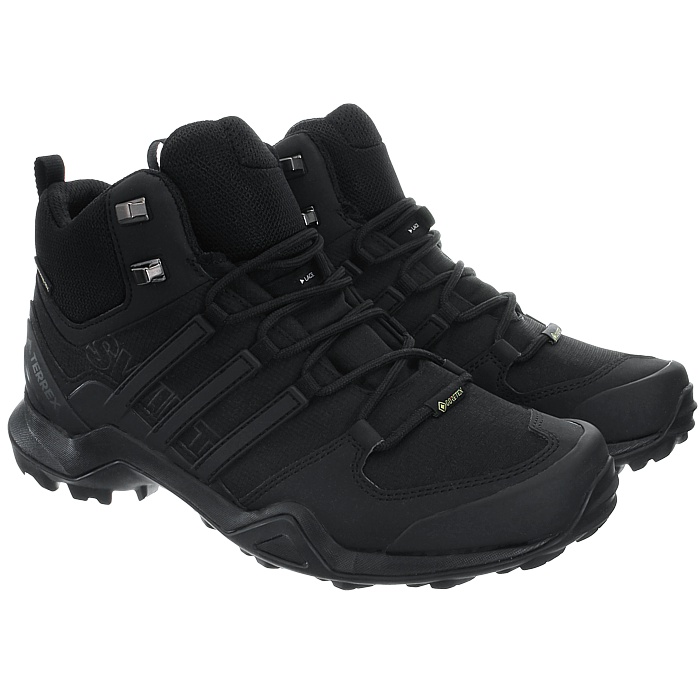 Adidas Terrex Swift R2 Mid GTX black Men's Goretex Hiking Boots Shoes ...