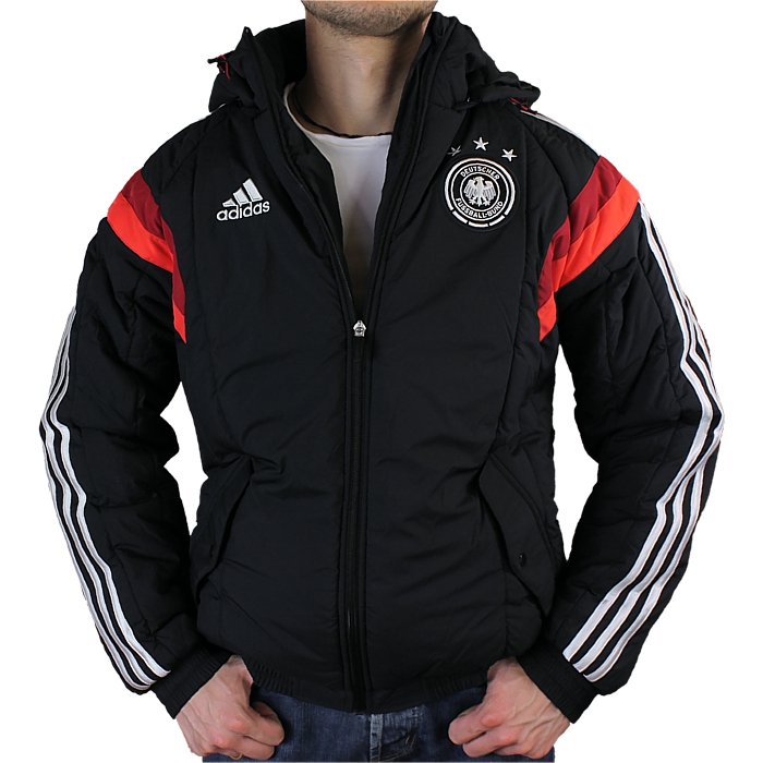 Adidas Germany 15-15 Padded DFB Jacket men's hooded football jacket NEW ...