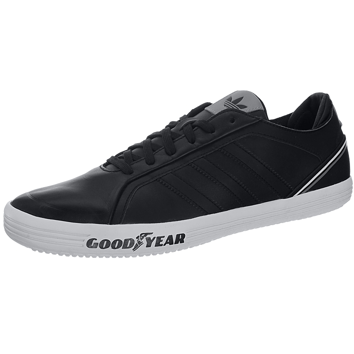 Adidas Goodyear Driver Vulc black Men's leather Low-Top sneakers trainers NEW | eBay