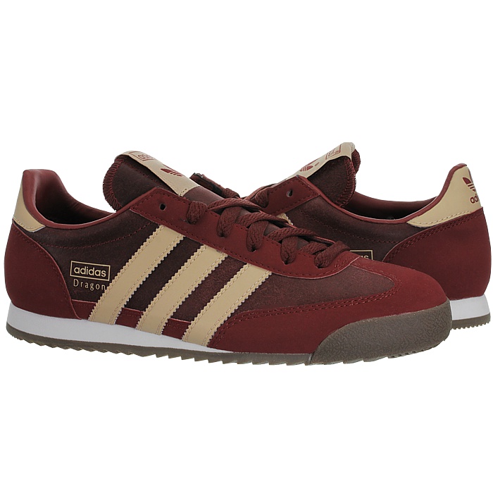 Adidas Dragon dunkelrot Herren low top Sneakers Leder Retro Adidas Dragon dunkelrot Herren low top Sneakers Leder Retro