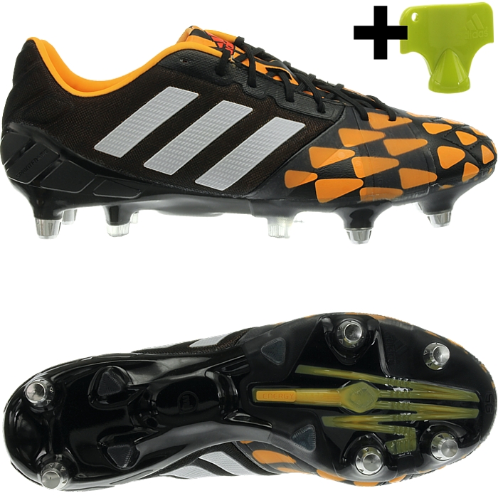 Adidas Nitrocharge 1.0 TRX SG men's soccer-cleats black/white/orange NEW |  eBay