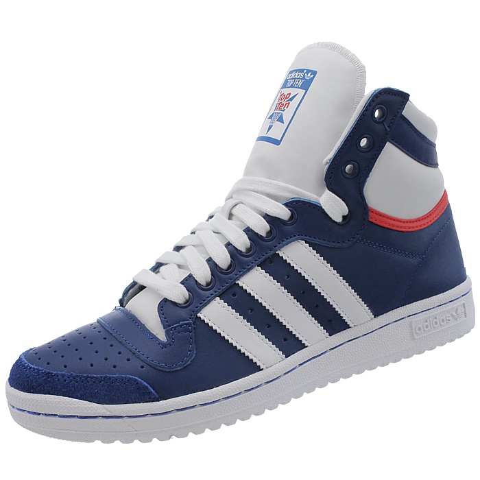 Adidas Top Ten Hi Herren hightop Sneakers blau/weiß Freizeitschuhe