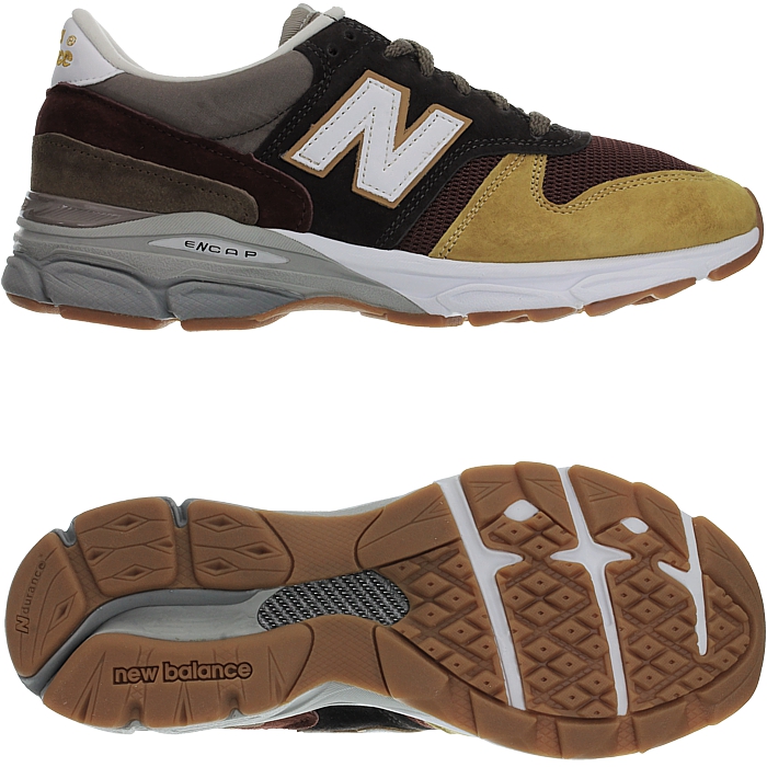 New Balance 770.9 Made in UK yellow brown men's suede low-top sneakers NEW  | eBay