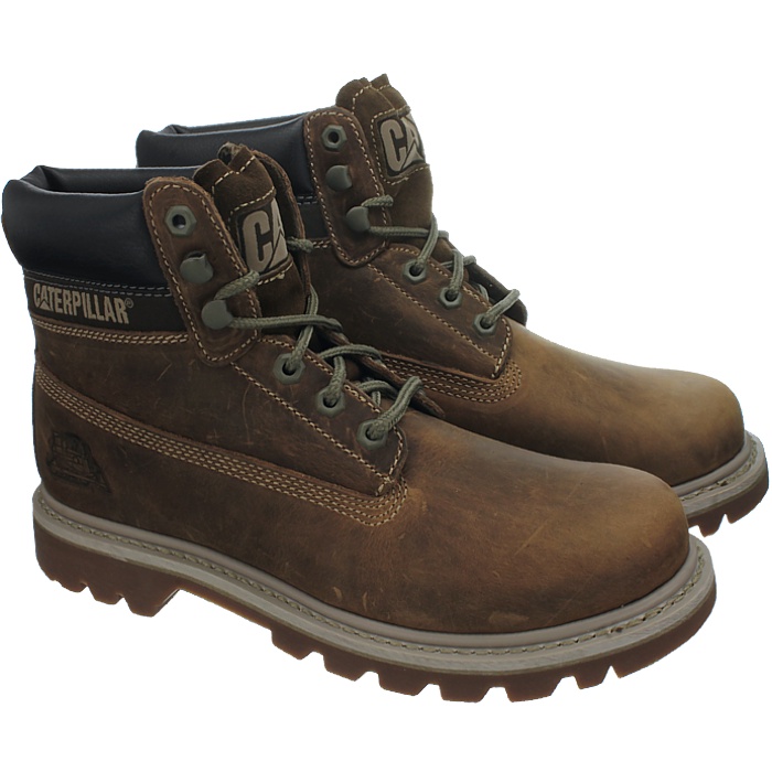 caterpillar colorado boots dark beige