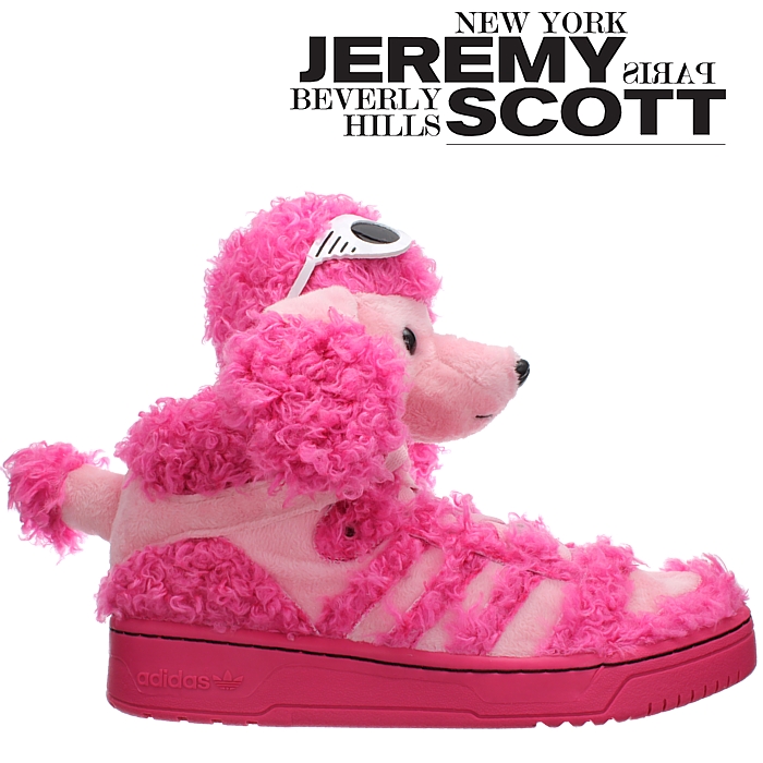 Damen Poodle Pudel Adidas Js Pink Designer Jeremy Scott Herren BxoCed