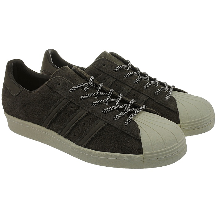 Adidas Superstar 80s Herren low top Sneakers braun Wildleder Adidas Superstar 80s Herren low top Sneakers braun Wildleder