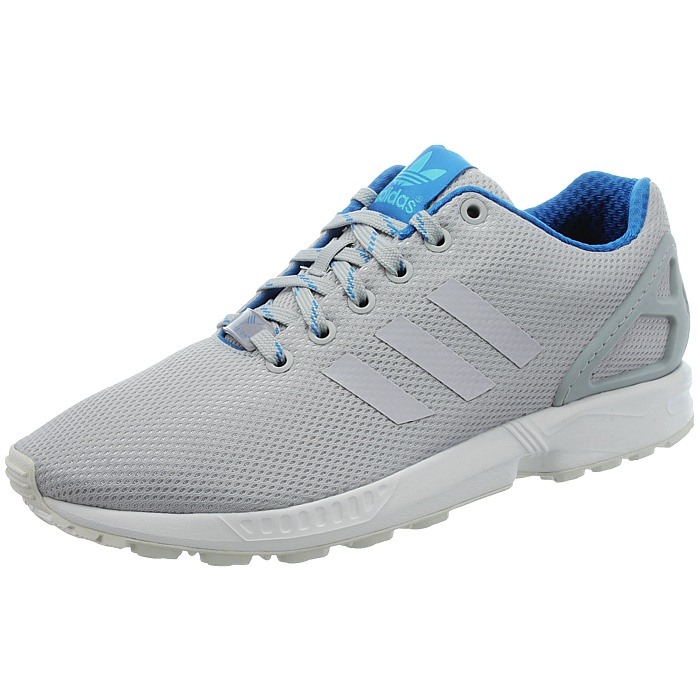 Adidas ZX Flux Herren Sneakers schwarz/grau/blau ...