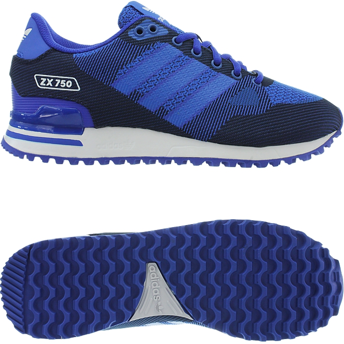 Adidas ZX 750 WV blau Herren low-top Sneakers Textilgewebe Freizeitschuhe NEU | eBay