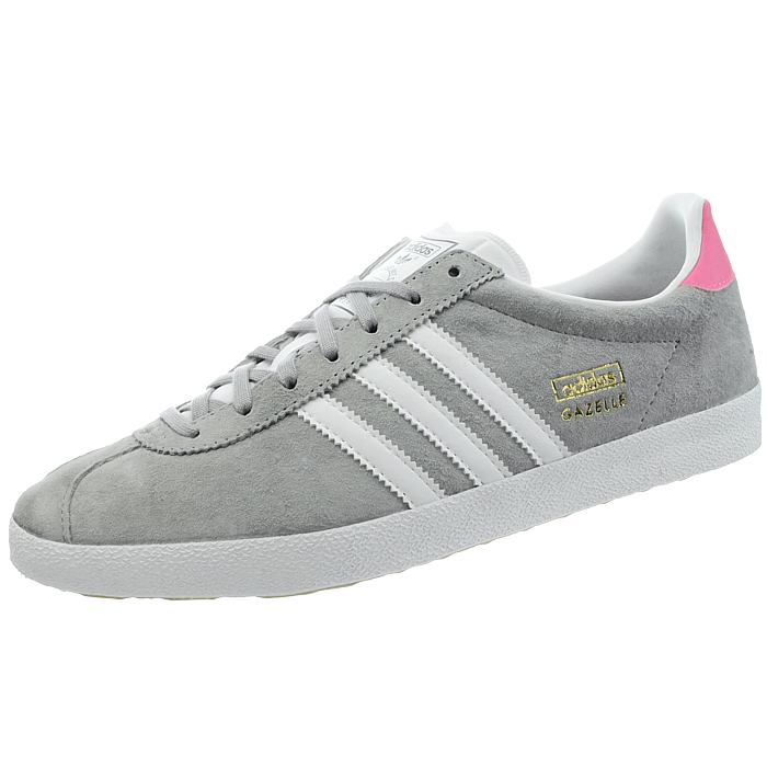 Adidas Gazelle OG W grau weiß Damen Wildleder Low-Top ...