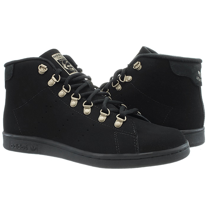 Adidas Stan Smith Winter men's mid-top sneakers black or brown casual shoes NEW | eBay