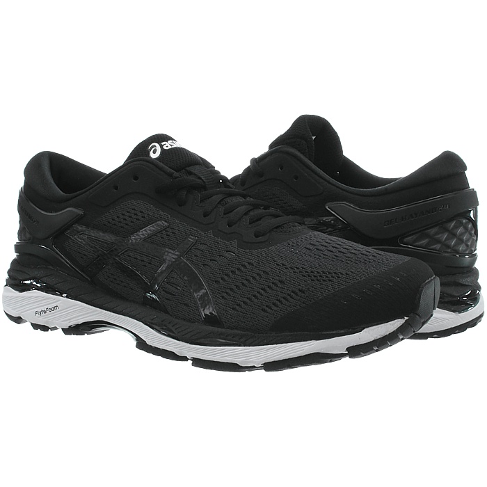 Asics GEL-Kayano 24 black / gray Men's Running shoes fitness sports ...