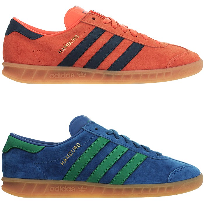 adidas hamburg orange and blue